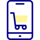 commerce and shopping,shopping cart,smartphone,mobile phone,ecommerce,mobile store
